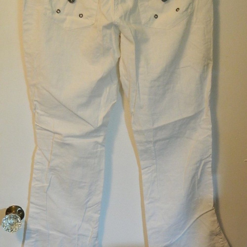 White Linen Pants - Picture 4 of 6